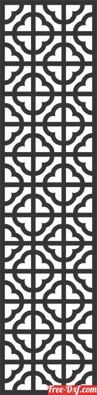 download wall screen panel decorative pattern free ready for cut