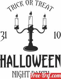 download halloween night party clipart free ready for cut