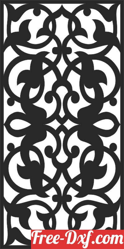 Download decorative panels for doors wall screen pattern U75rG Hi