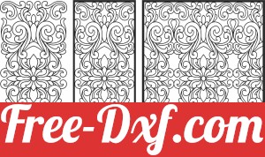 SCREEN wall pattern  Door   Decorative