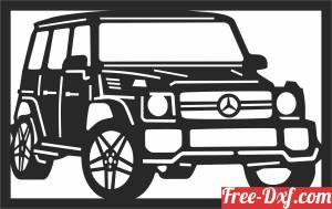 download cars G Class clipart free ready for cut