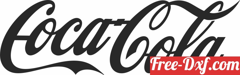 Download Coca cola logo cliparts UPW2m High quality free Dxf file