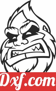 bigfoot mascot cartoon cliparts