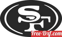 download San Francisco 49ers nfl logo free ready for cut