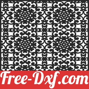 decorative floral pattern square wall panel