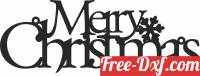 download Merry Christmas clipart free ready for cut