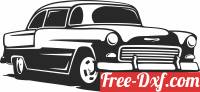 download 1955 Chevy Chevrolet Bel Air clipart free ready for cut