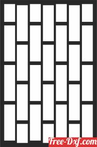 download wall PATTERN   SCREEN WALL   door free ready for cut