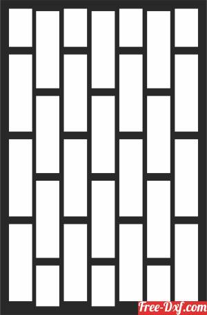 download wall PATTERN   SCREEN WALL   door free ready for cut