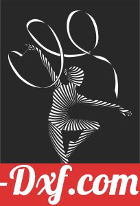 Ballet dancer clipart design
