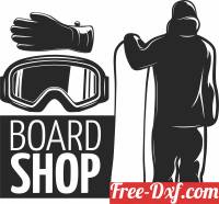 download Snowboarding cliparts free ready for cut