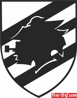 download Sampdoria football team logo free ready for cut