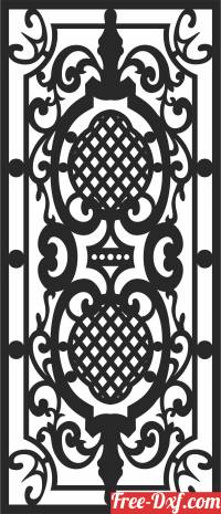 download SCREEN wall  decorative  PATTERN   Wall screen DOOR free ready for cut