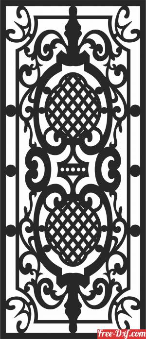 download SCREEN wall  decorative  PATTERN   Wall screen DOOR free ready for cut