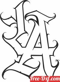 download MLB Los Angeles Dodgers LA logo free ready for cut