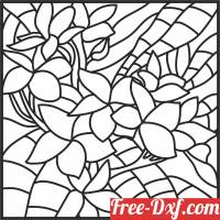 download one line flowers wall decor free ready for cut