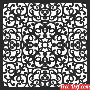 download DECORATIVE   PATTERN   Screen free ready for cut