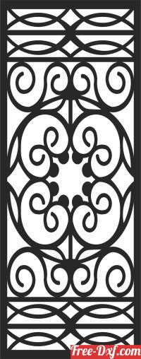 download decorative   screen decorative  WALL  pattern screen free ready for cut