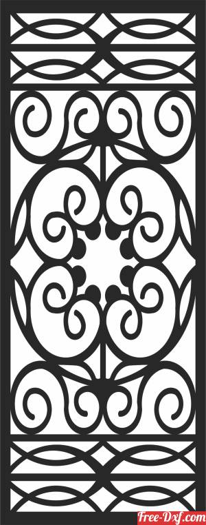 download decorative   screen decorative  WALL  pattern screen free ready for cut