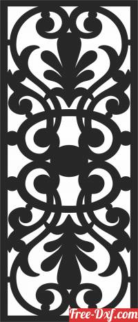 download Pattern DECORATIVE Screen  door   WALL   Screen free ready for cut