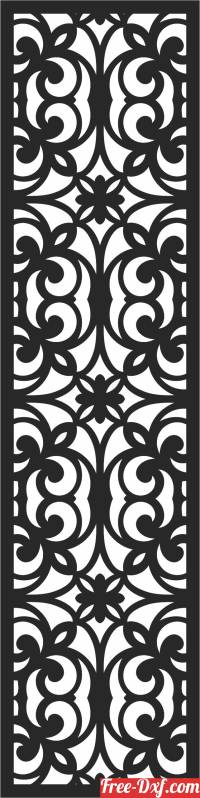 download door screen DECORATIVE Wall free ready for cut