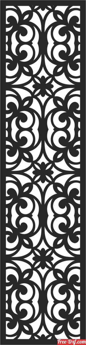 download door screen DECORATIVE Wall free ready for cut