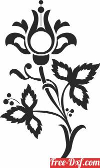 download flower decorative art free ready for cut