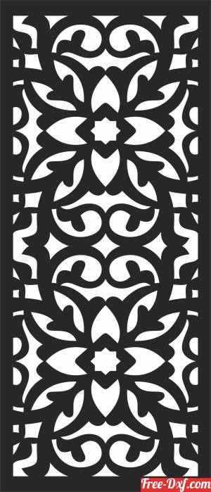 download door pattern Decorative free ready for cut