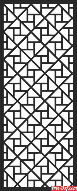 download pattern SCREEN   WALL   Door   Decorative free ready for cut