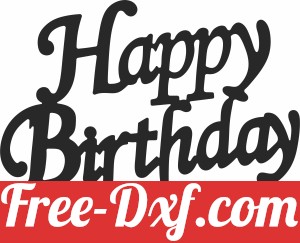 Happy birthdas cake stake