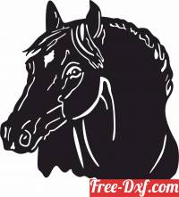 download Horse face free ready for cut