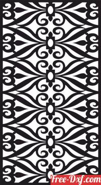 download decorative wall screen door cool panel pattern free ready for cut