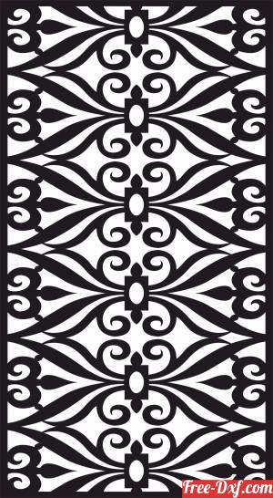 download decorative wall screen door cool panel pattern free ready for cut