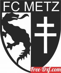 download FC Metz Logo football free ready for cut