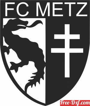 download FC Metz Logo football free ready for cut