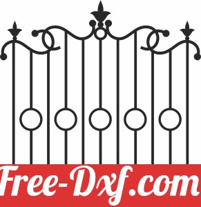 decorative fence gate