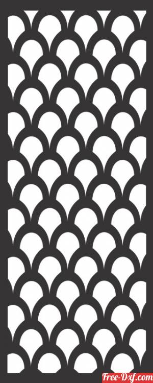 download wall decorative screen pattern door free ready for cut