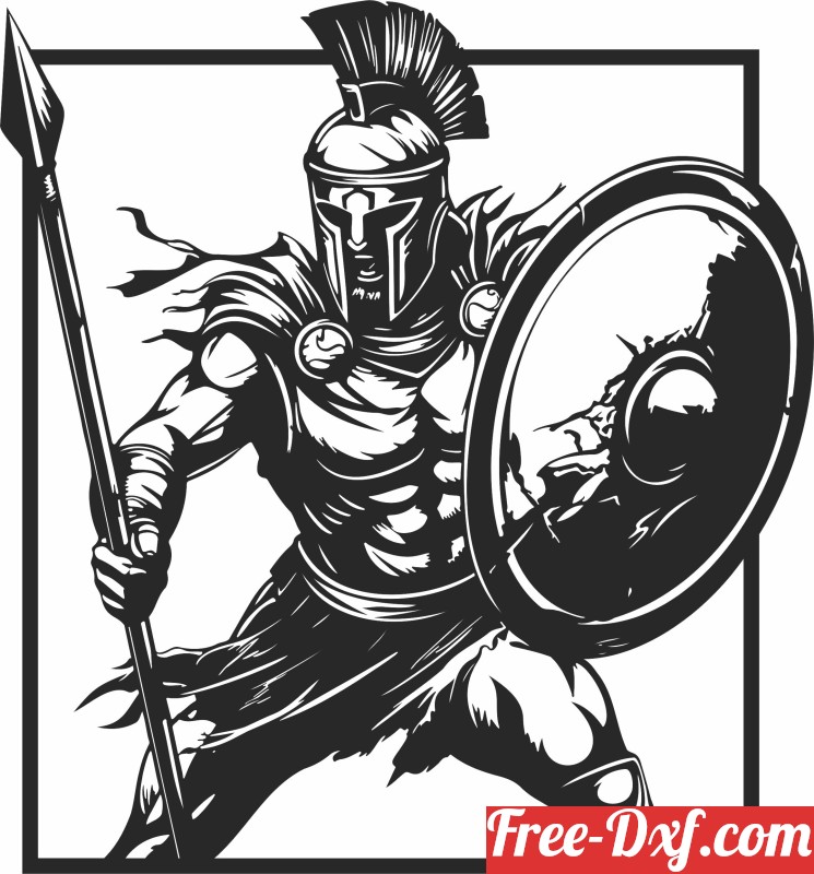 Download Spartan wall clipart WNwKi High quality free Dxf files,