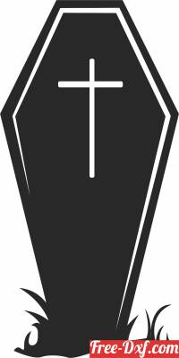 download Coffin Halloween clipart free ready for cut