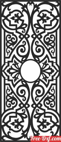 download WALL DOOR Pattern free ready for cut