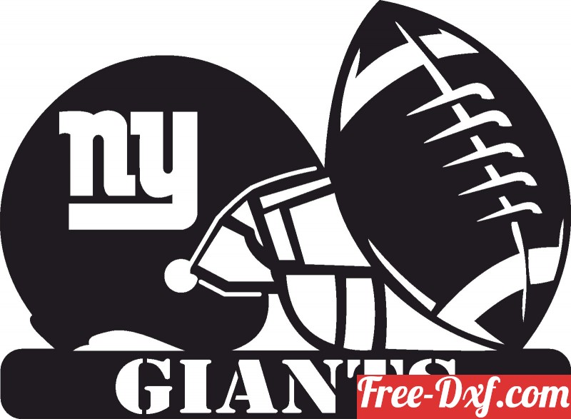 NFL Club NY Giants Helmet Clipart SVG