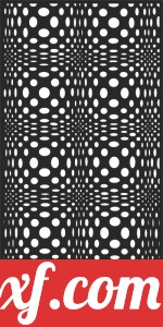 decorative panel wall separator door pattern
