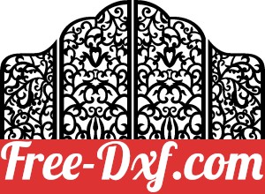 four Decorative pattern wall Screens Panel for Gate