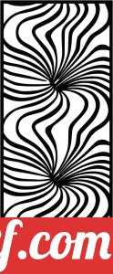 decorative panel wall separator door pattern