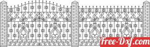 download decorative Gate entrance door entry free ready for cut
