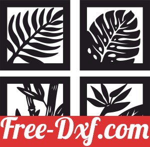 Palm Leaves Leaf Artwork Wall Art