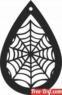 download ornament halloween spider web free ready for cut
