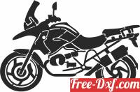 download bmw K 1200 GT motorcycle clipart free ready for cut