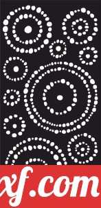Decorative wall screen pattern rocks panels