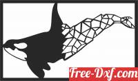download Humpback Whale polygon free ready for cut